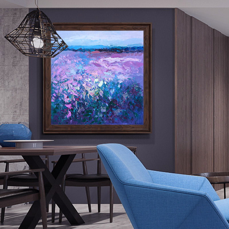 HandpaintedOilFieldsOfAmericanDecorativePaintingModernLivingRoomBedroomMuralPaintingsContinentalEntrance    31in,No Frame