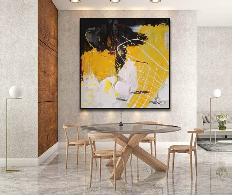 ModernAbstractPaintingLargeCanvasWallArtLargeAcrylicPaintingTexturedWallArtCanvasMinimalistWall   31in,No Frame
