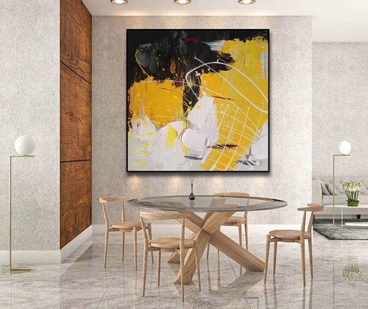 ModernAbstractPaintingLargeCanvasWallArtLargeAcrylicPaintingTexturedWallArtCanvasMinimalistWall   31in,No Frame