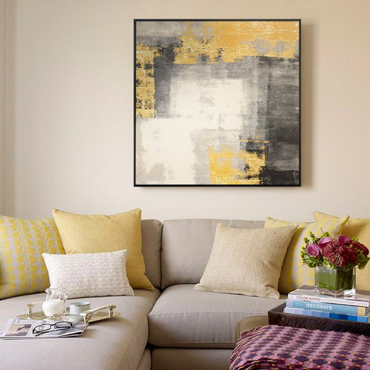 AmericanAbstractPaintingPurehandpaintedDecorativePaintingPaintingsEntranceHallwayLightLivingRoomLuxuryHandmade  31in,No Frame