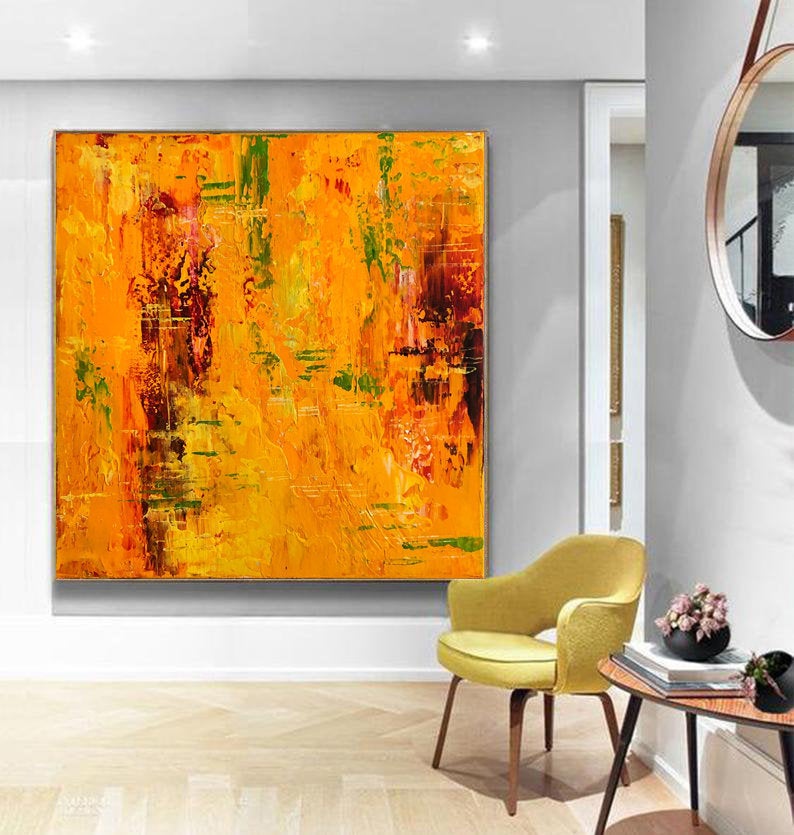 Large Abstract Painting Canvas Painting Contemporary Artwork Painting Abstract Oil Painting Abstract Wall Painting Home Decor31in,No Frame