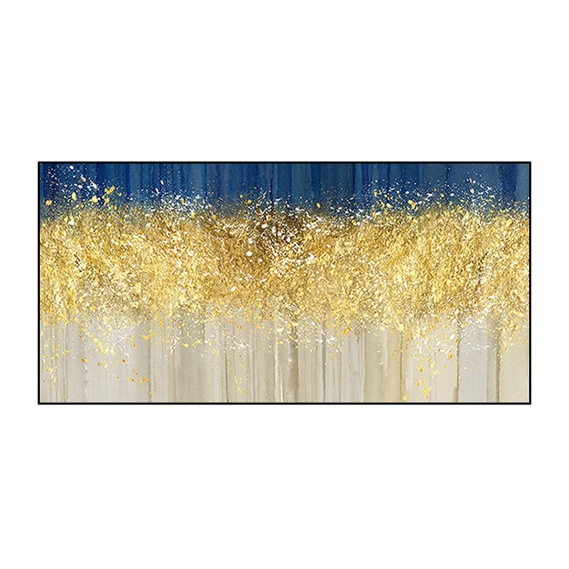 Pachira Oil Paintinghand-painted Banner American Light Luxury Living Room Sofa Backdrop Restaurant Decorative Painting Gol27inx54in,No Frame