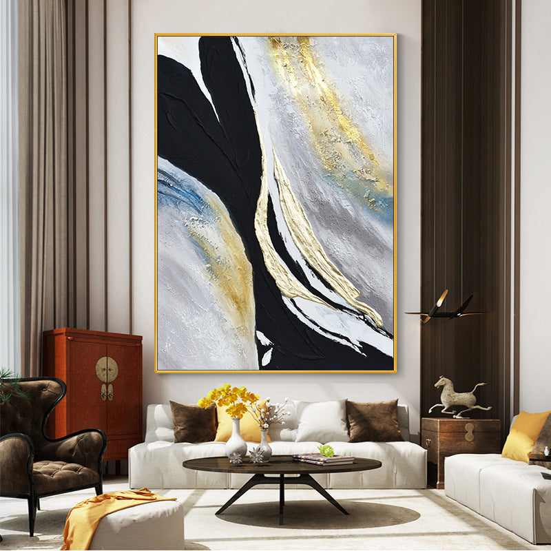 2022 Abstract Handpainted Oil Painting On Canvas Large room decoration aesthentic bedroom decor Wall Hangings Hot,31inx47in,No Frame