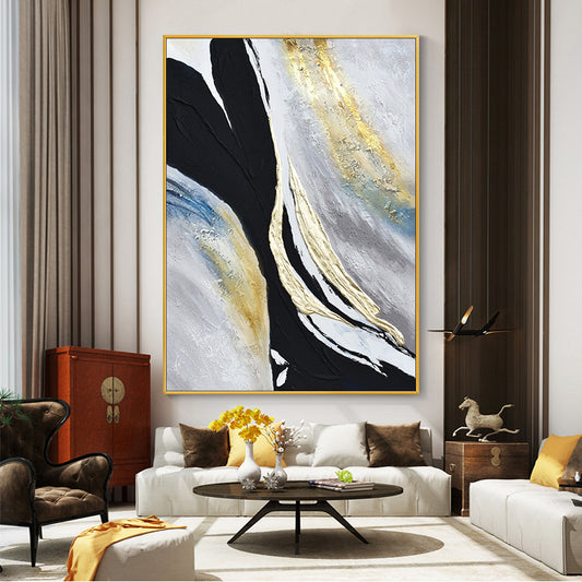 2022 Abstract Handpainted Oil Painting On Canvas Large room decoration aesthentic bedroom decor Wall Hangings Hot,31inx47in,No Frame