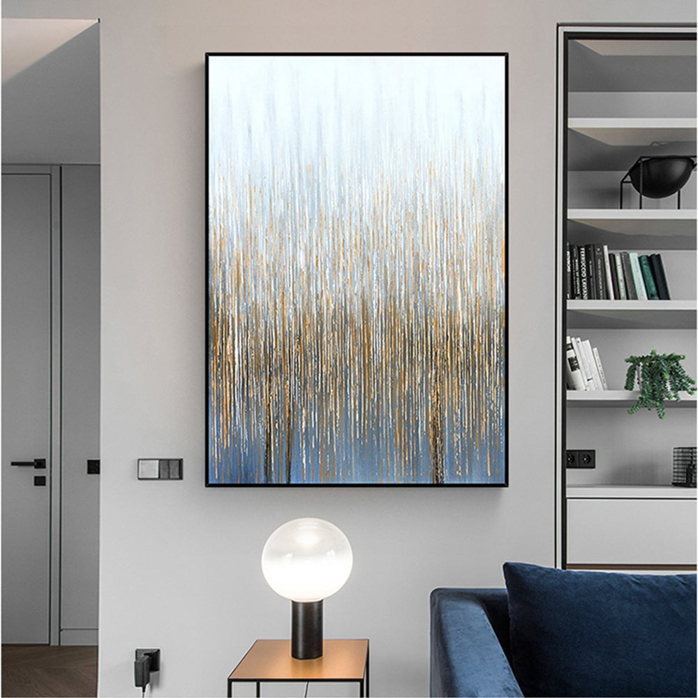 Hand Painted Abstract Canvas Oil Paintings Wall Art Canvas Painting Morden Abstract Picture Cuadros Grandes Decoracion,31inx47in,No Frame