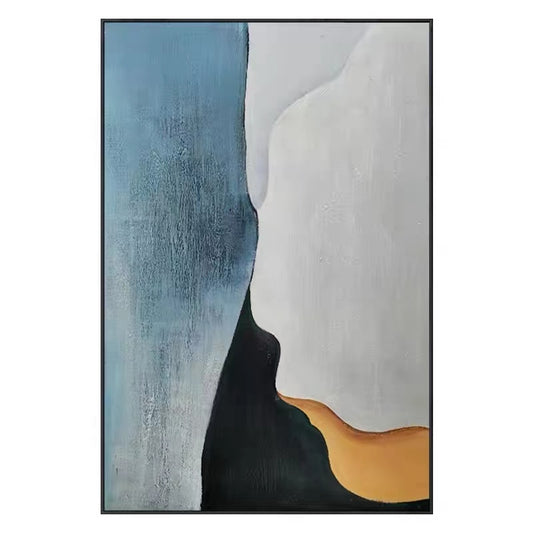Living Room Floor Painting Nordic Sofa Background Wall Decoration Painting Corridor Aisle Large Vertical Hand painted,31inx47in,No Frame