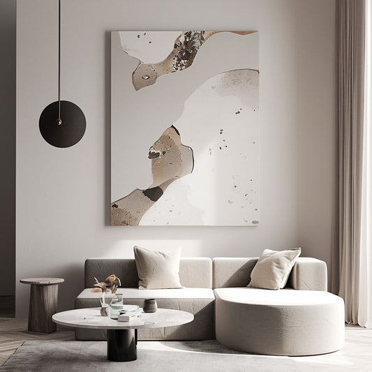 Handpainted Abstract Wall Art Painting Decorative Painting Aisle Corridor Mural Mooring Hanging Paintingblackwhite1inx47in,No Frame