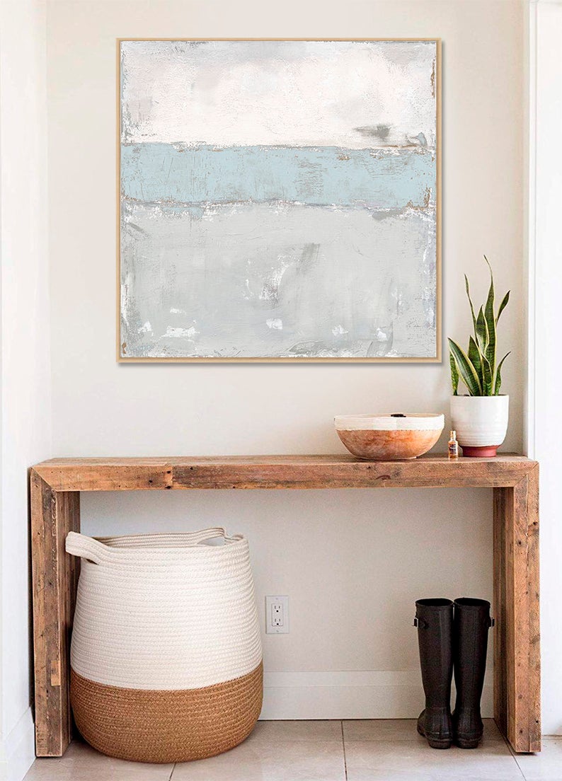Large Abstract Painting Landscape Painting Neutral Canvas Wall Art Wall Painting Large Abstract Art Wall Pictures For Bedroom31in,No Frame