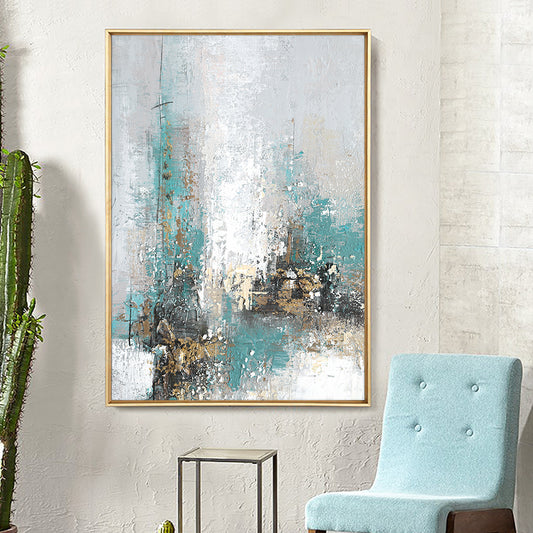 Abstract Balloon Oil Painting On Canvas  Hand Painted Modern Wall Art Pictures  For Living Room,31inx47in,No Frame