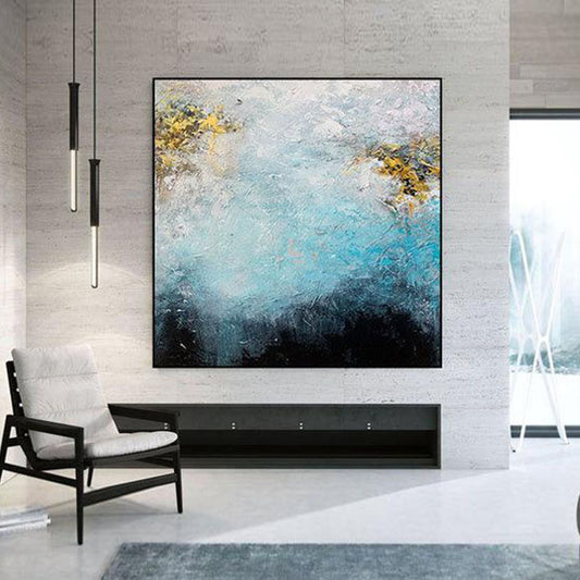Abstract Oil Painting Handmade Ocean Scenery Oil Painting On Canvas Wall Art For Living Room Office