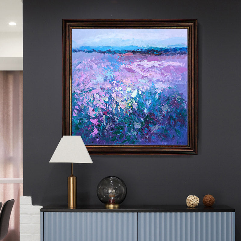 HandpaintedOilFieldsOfAmericanDecorativePaintingModernLivingRoomBedroomMuralPaintingsContinentalEntrance    31in,No Frame