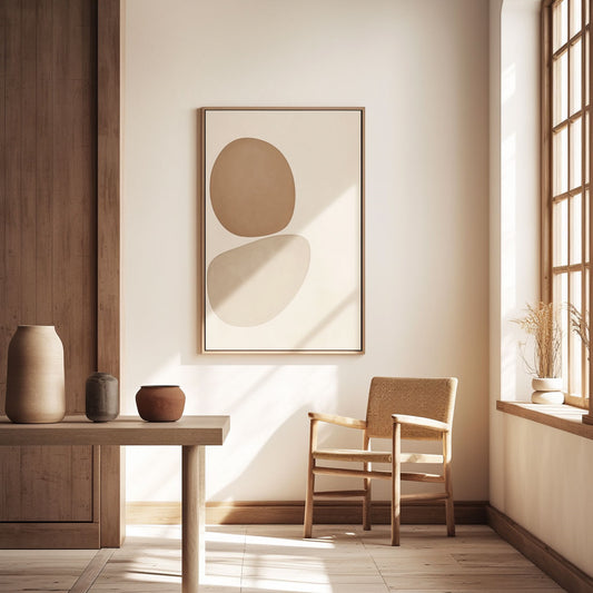 Handpainted Abstract Wall Art Painting Decorative Painting Aisle Corridor Mural Mooring Hanging Paintingwhite1inx47in,No Frame