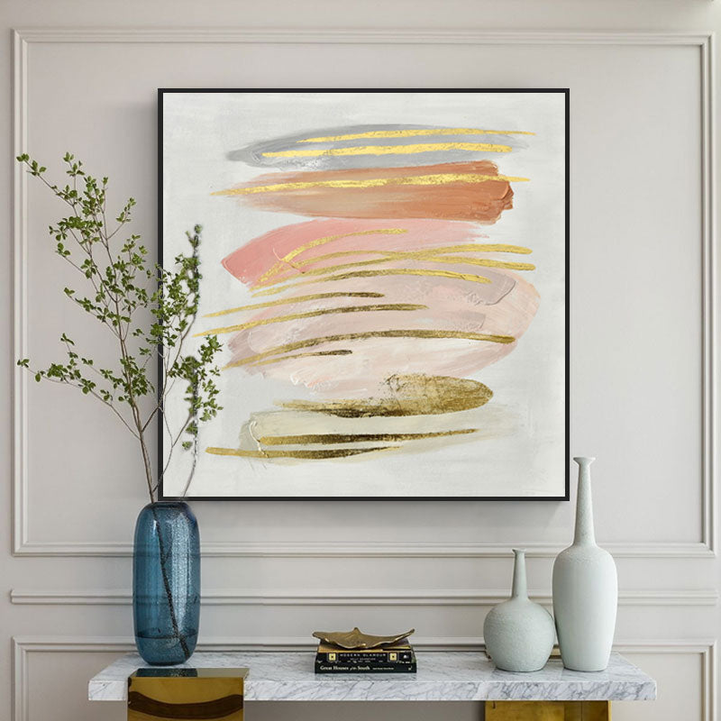HandPaintedAbstractOilPaintingMinimalistPaintingCanvasArtModernArtWallPaintingLightLuxuryHome  31in,No Frame
