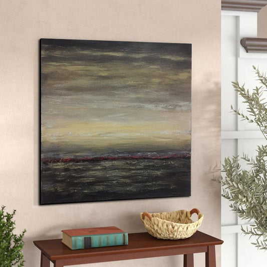 Landscape Abstract Paintings Canvas Painting Oil Artwork Modern Painting Uniqe Abstract Wall Painting Contemporary Art31in,No Frame