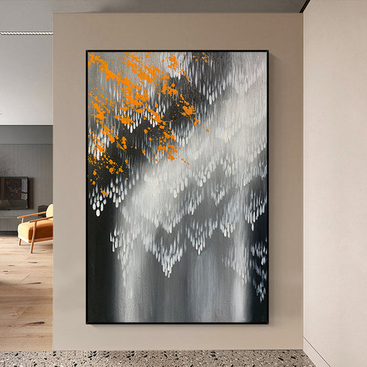 Hand painted New Abstract Oil Painting On Canvas In Living Room Modern Wall,31inx47in,No Frame