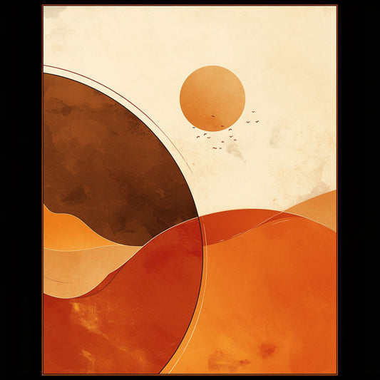 Handpainted Abstract Wall Art Painting Decorative Painting Aisle Corridor Mural Mooring Hanging Paintingorangeyellow1inx47in,No Frame