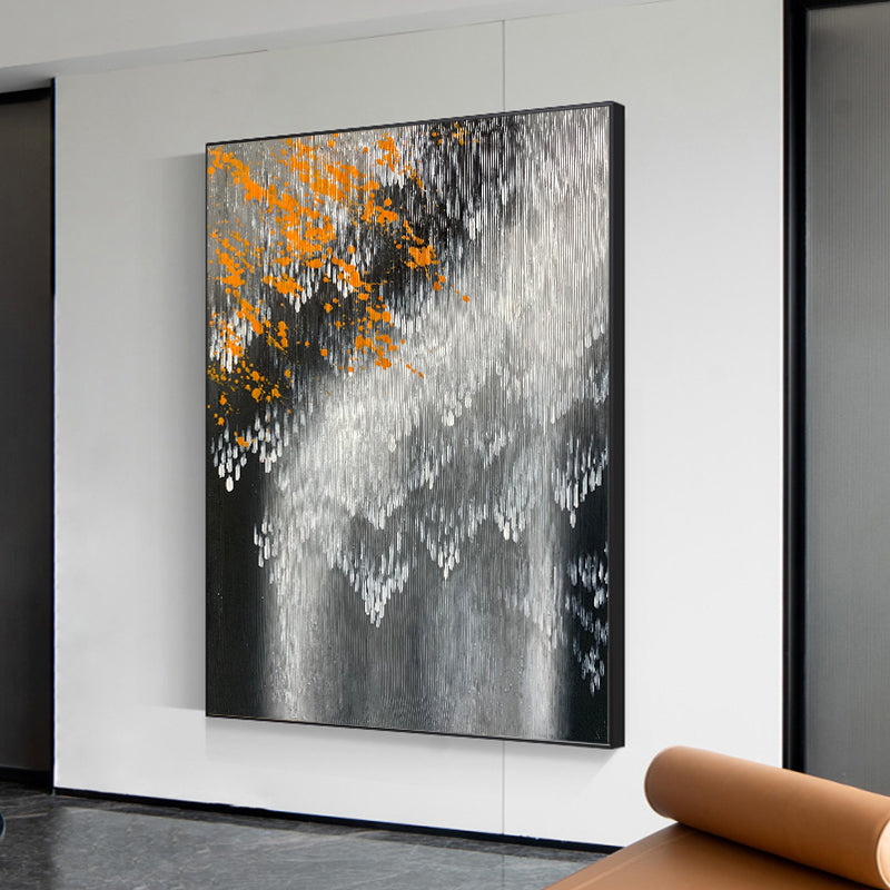 Hand painted New Abstract Oil Painting On Canvas In Living Room Modern Wall,31inx47in,No Frame