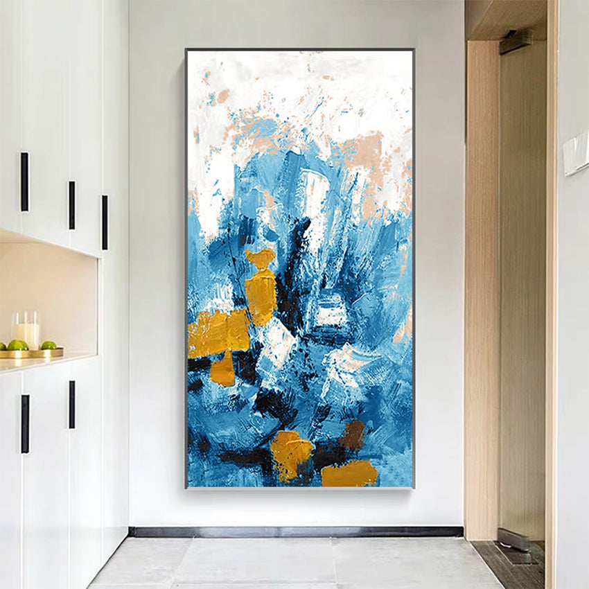 Handmade Picture Wall Art Paintings Handpainted Oil Painting On Canvas Large Handmade Wall Art Modern Home,27inx54in,No Frame