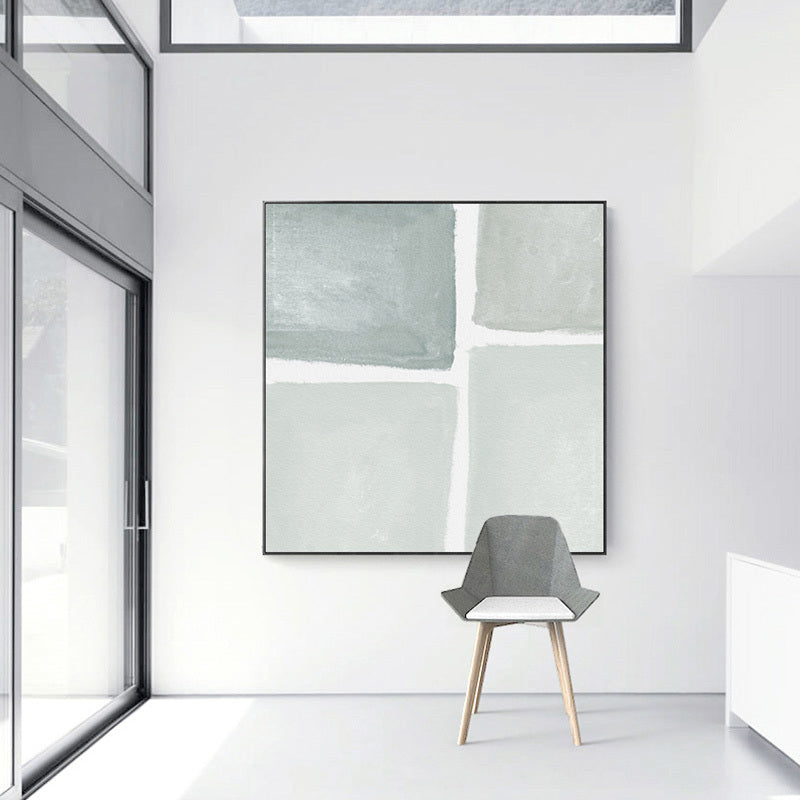 Elegant Gray Modern Scandinavian Minimalist Abstract Decorative Painting Living Room Bedroom Hanging Painting Restaurant Entranc31in,No Frame