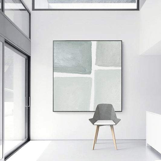 Elegant Gray Modern Scandinavian Minimalist Abstract Decorative Painting Living Room Bedroom Hanging Painting Restaurant Entranc31in,No Frame