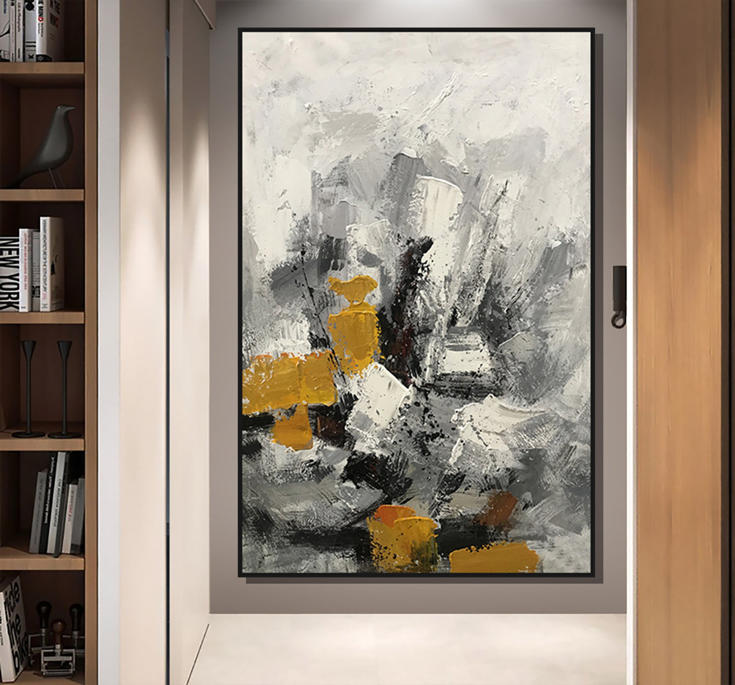 Handmade Picture Wall Art Paintings Handpainted Oil Painting On Canvas Large Handmade Wall Art Modern Home,31inx47in,No Frame