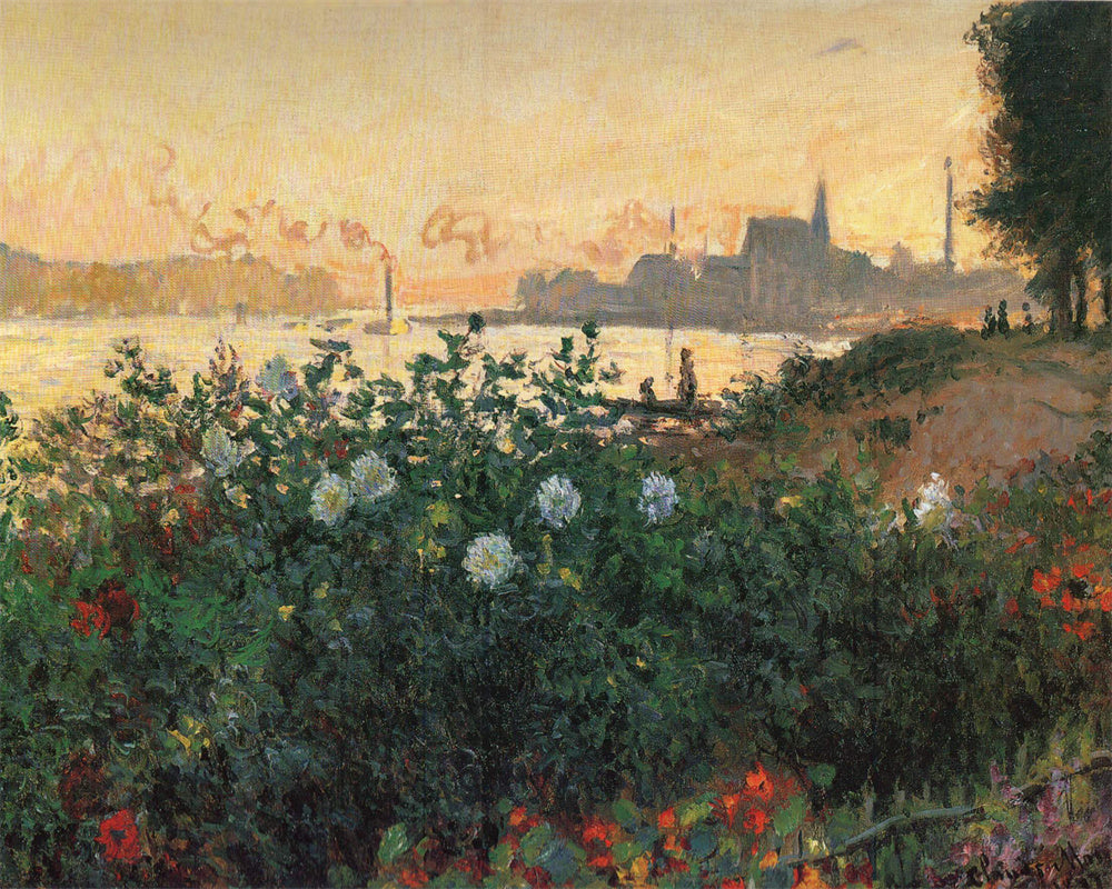 Oscar-Claude Monet Hand painted Oil Painting Canvas Wall Art For Home Living Room #201
