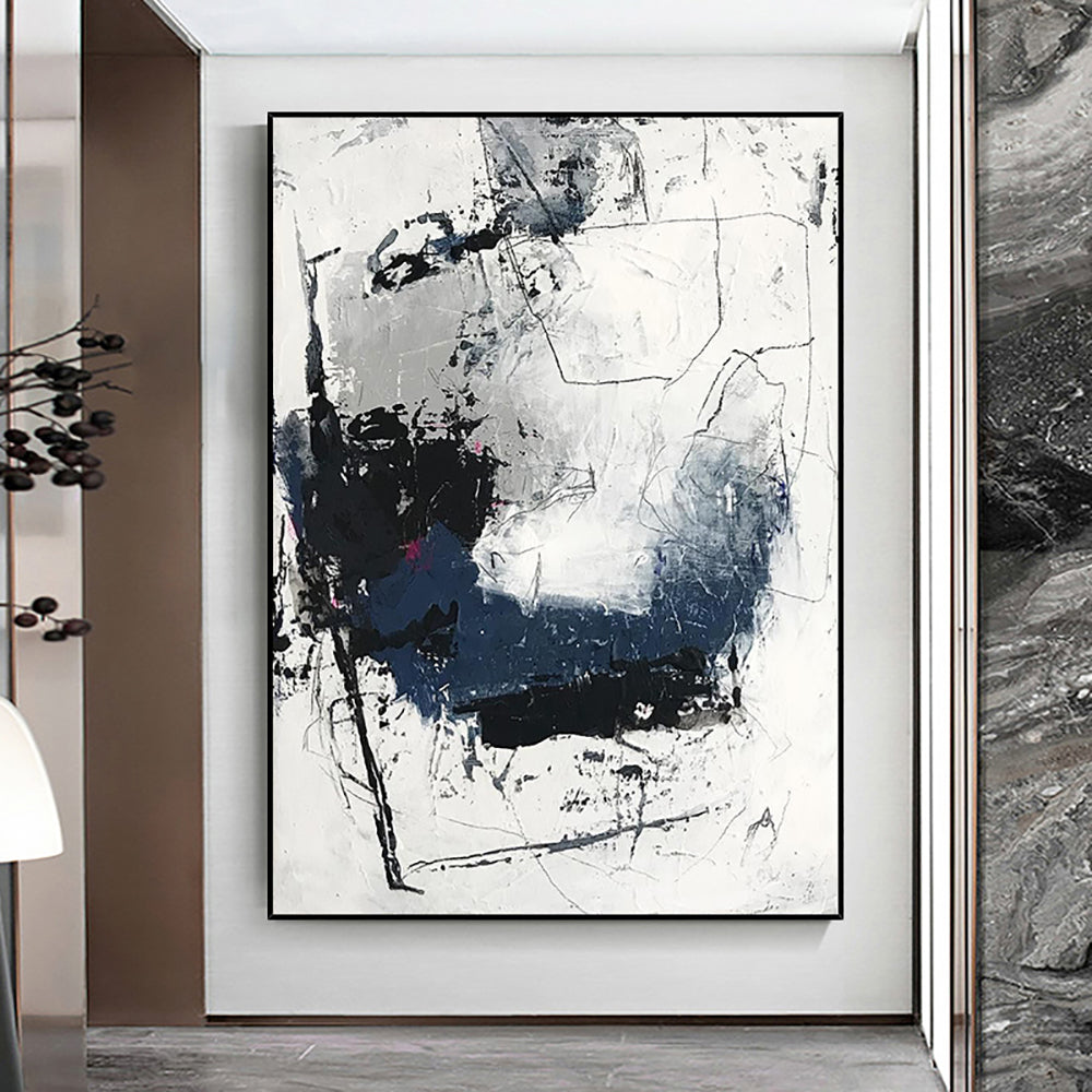 Handpainted Abstract Oil Paintings On Canvas Modern Home Decor Wall Art Pictures Living Room Decorativre Oil Painting Wall Art For Home Living Room,31inx47in,No Frame