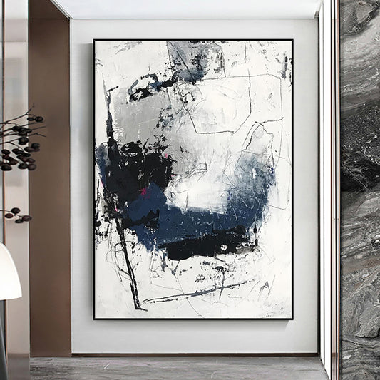 Handpainted Abstract Oil Paintings On Canvas Modern Home Decor Wall Art Pictures Living Room Decorativre Oil Painting Wall Art For Home Living Room,31inx47in,No Frame