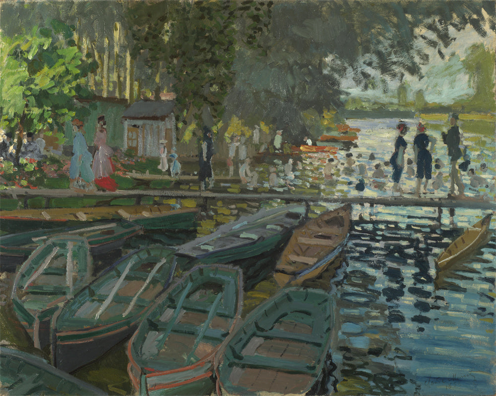 Oscar-Claude Monet Hand painted Oil Painting Canvas Wall Art For Home Living Room #207