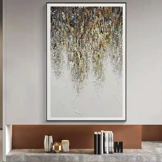 Hand painted Modern Abstract canvas Oil Paintings Abstract gold Oil Painting picture Living Room home Decoration,31inx47in,No Frame