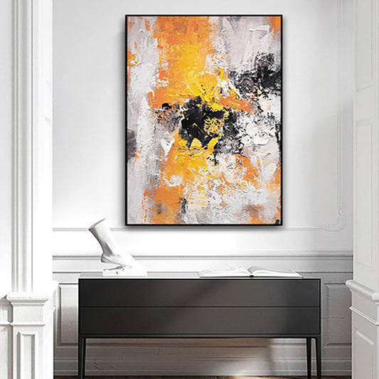 Modern Abstract Oil Painting On Canvas Wall Art Large Size Paintings Living Room Decoration Heavy Texture,31inx47in,No Frame