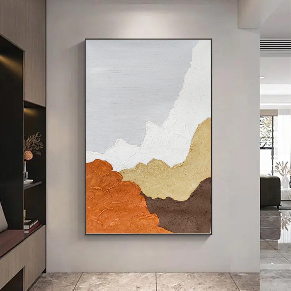 3D Oil Painting Handmade Abstract On Canvas Frameless Acrylic Wall Pictures Hand Painted Art New,31inx47in,No Frame