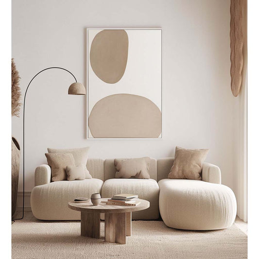 Handpainted Abstract Wall Art Painting Decorative Painting Aisle Corridor Mural Mooring Hanging Painting grey 31inx47in,No Frame