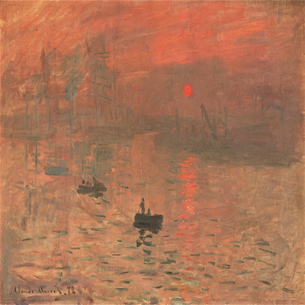 Oscar-Claude Monet Hand painted Oil Painting Canvas Wall Art For Home Living Room #158