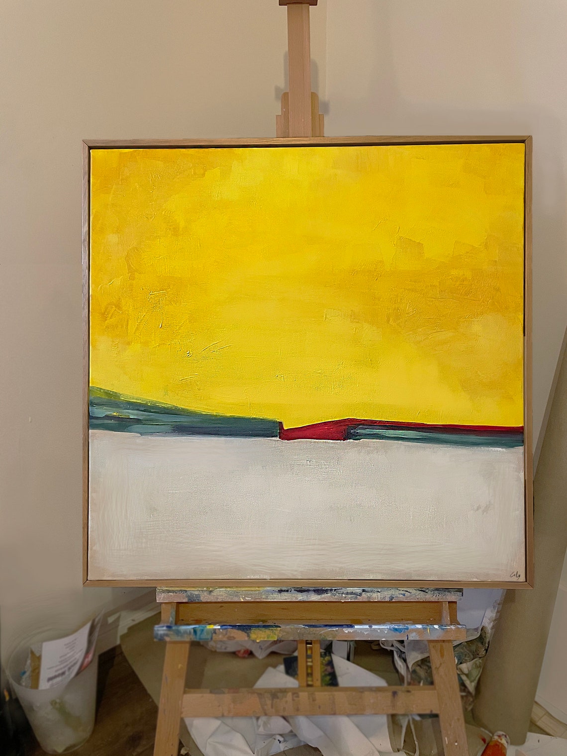 Abstract Art Large Oil Painting Large Painting Original Art Painting Abstract Painting Painting on Canvas Wall Art Home Decor 31in,No Frame