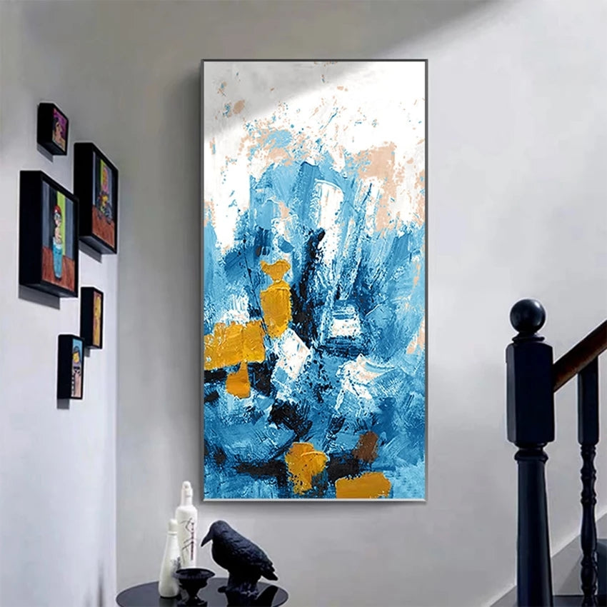 Handmade Picture Wall Art Paintings Handpainted Oil Painting On Canvas Large Handmade Wall Art Modern Home,27inx54in,No Frame