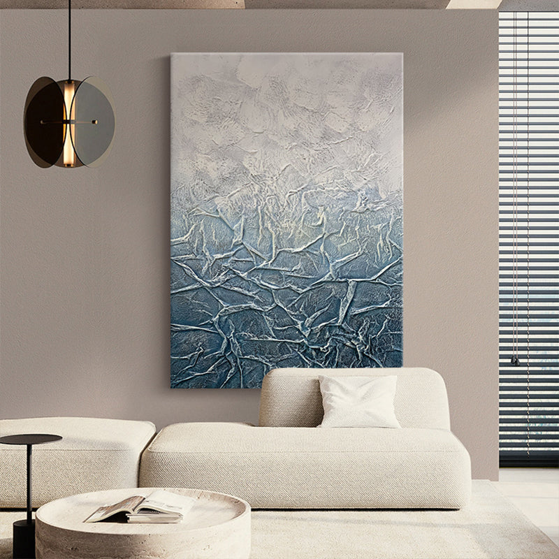 #990Pure Hand painted Oil Painting Art Texture Mural Large Living Room Background Wall Decorative Painting Abstract,31inx47in,No Frame