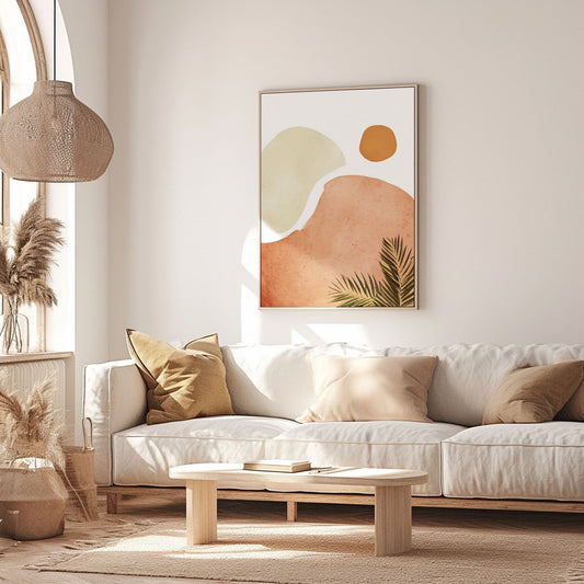Handpainted Abstract Wall Art Painting Decorative Painting Aisle Corridor Mural Mooring Hanging Paintingorangegreen1inx47in,No Frame
