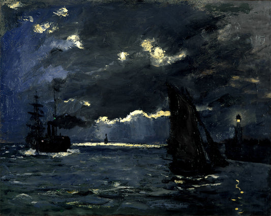 Oscar-Claude Monet Hand painted Oil Painting Canvas Wall Art For Home Living Room #014