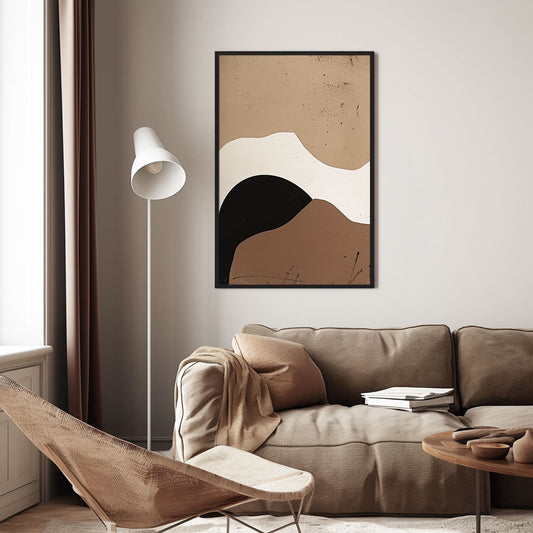 Minimalism Abstract Handmade Oil Painting Modern Home Living Room Decoration Painting,27inx54in,No Frame