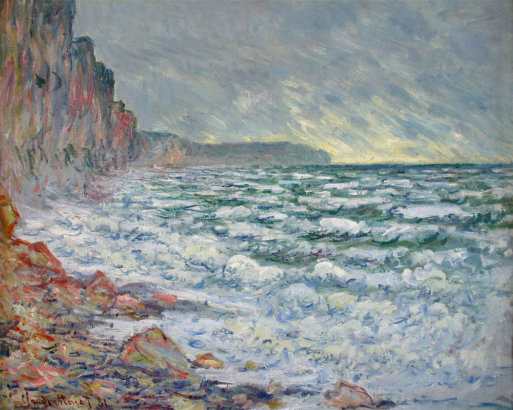 Oscar-Claude Monet Hand painted Oil Painting Canvas Wall Art For Home Living Room #039