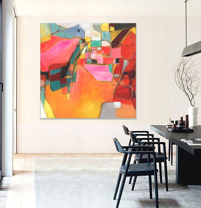 Oil Painting Abstract Painting Abstract Contemporary Painting Large Canvas Painting Abstract Canvas Painting Abstract Art31in,No Frame