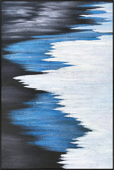Beautiful Wall Art Abstract Handpainted Oil Painting On Canvas Large Restaurant Decoration Unframed  ,31inx47in,No Frame