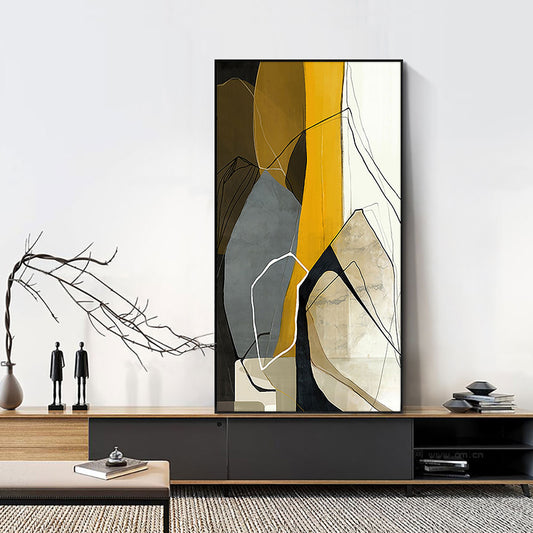 Abstract Landscape Painting  Hand Painted Oil Painting On Canvas Handmade Modern Wall Art Pictures,27inx54in,No Frame #442