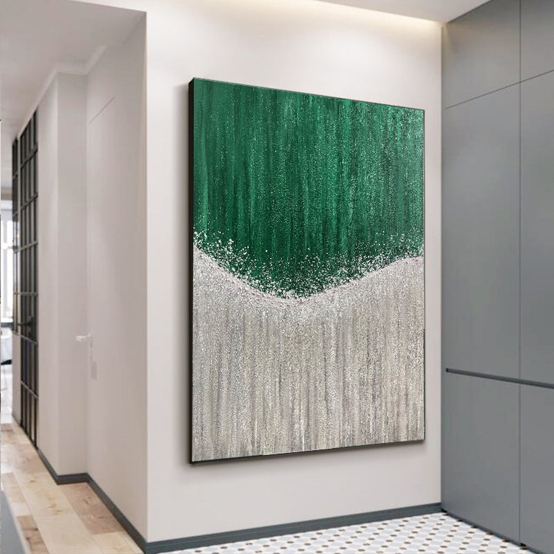 New Abstract Design Texture Canvas Oil Painting  Hand Painted   Entrance Decor Canvas Art,31inx47in,No Frame