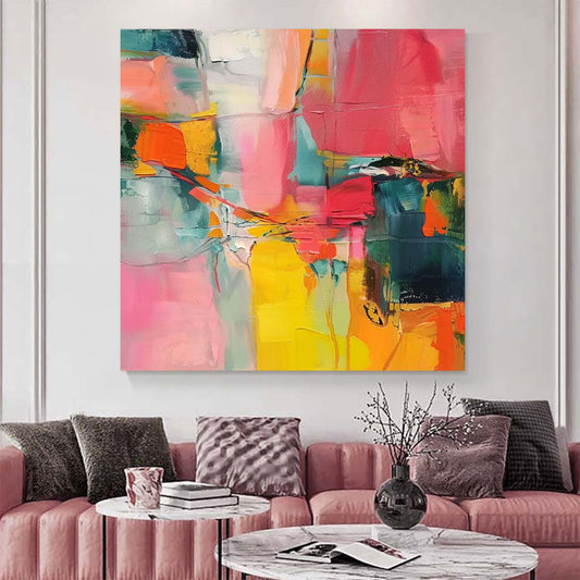 Original creation Abstract Hand painted Oil Painting Canvas Wall Art For Home Living Room Unframed/Rolled #007