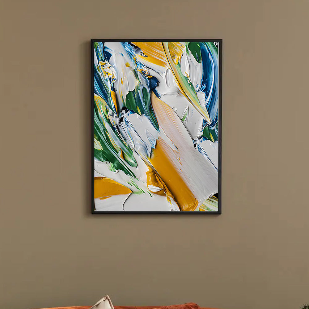Modern Abstract Acrylic Canvas Paintings Wall Decoration Picture Art  Hand Painted Oil Painting,31inx47in,No Frame