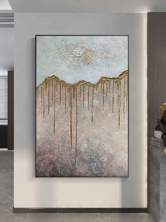 Free Shipping Hot Sale Handmade Abstract Oil Painting Modern Wall Art On Canvas Mural Living Room ,31inx47in,No Frame