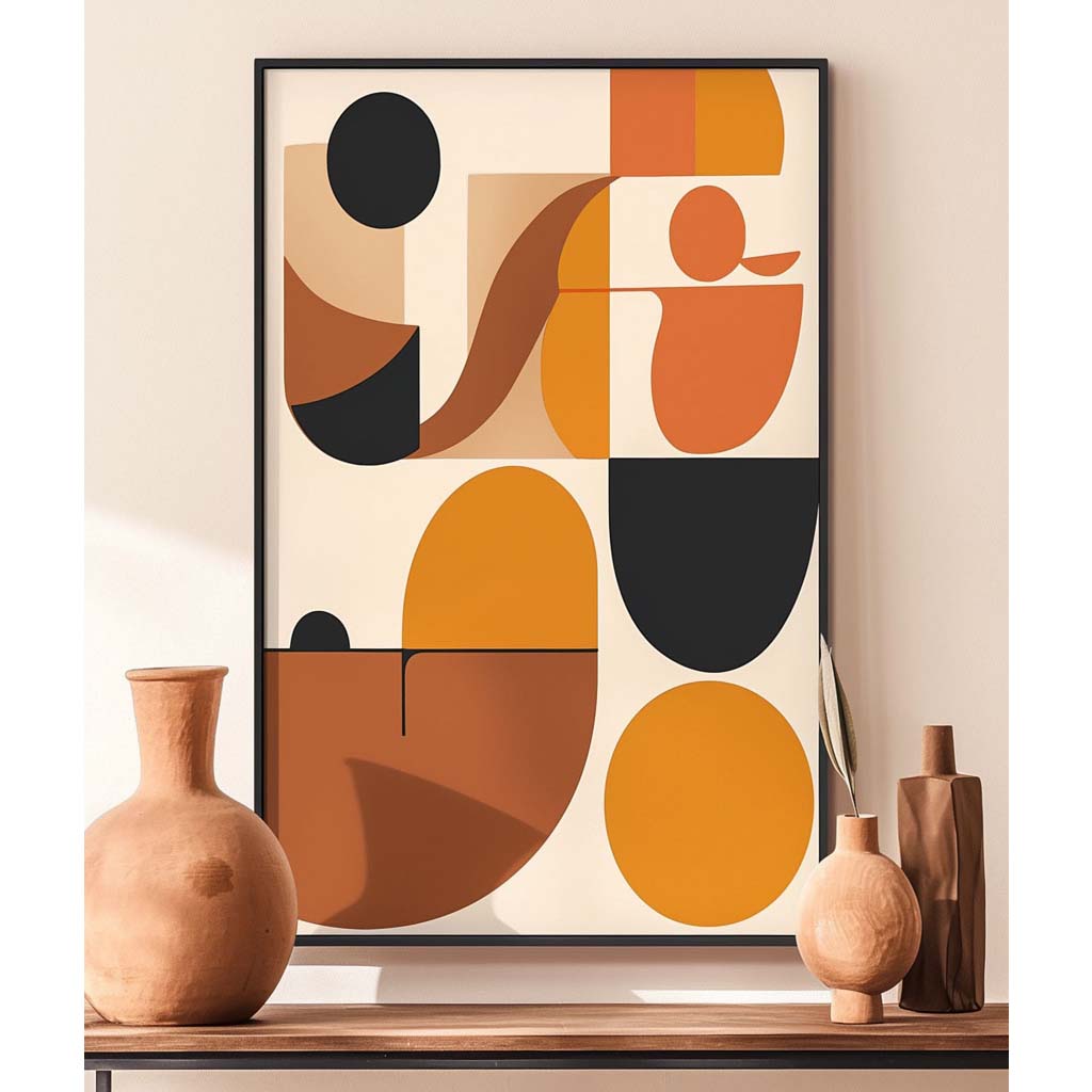 Handpainted Abstract Wall Art Painting Decorative Painting Aisle Corridor Mural Mooring Hanging Paintingyellowblack1inx47in,No Frame