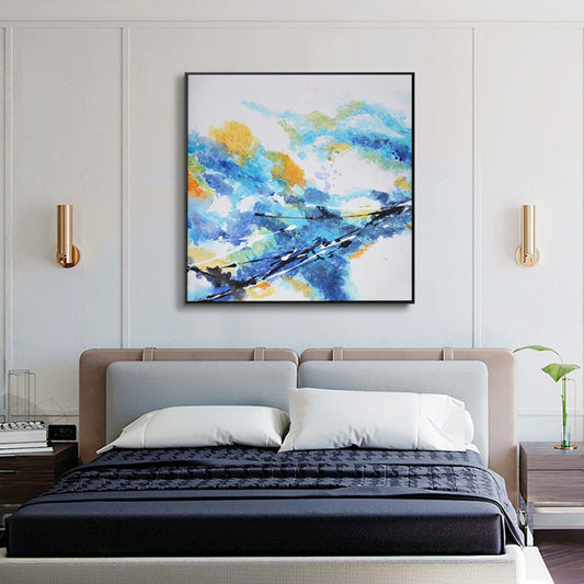 Modern Living Room Bedroom Decorative Painting hand-painted Abstract Oil Painting Handmade Paintings Dafen Oil Painting Of Large31inx31in,No Frame